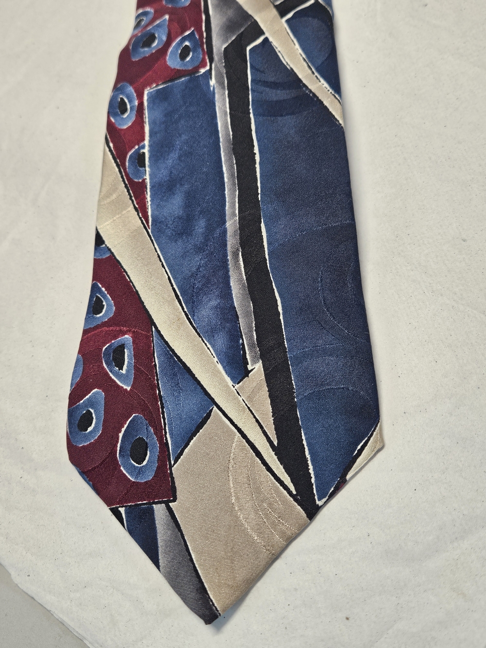 Vintage Mens JT Beckett Print Tie